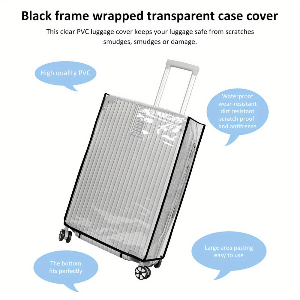 Carry On Luggage – 3 Pack, 28 Inch, PVC, Clear | Bag Vero – detail view 6
