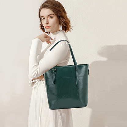 4pcs Retro Women'S Tote Bag, Elegant Pu- Crossbody Bag, Handbag, Shoulder Bag, Wallet, Suitable for Shopping And Dating
