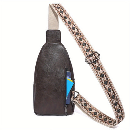 Stylish Crossbody Bag for Women - Multi-Functional Solid Hue - Ideal Chest Bag for Everyday Use, Casual Events & Travel - Lightweight & Comfortable Women'S Sling Shoulder Bag
