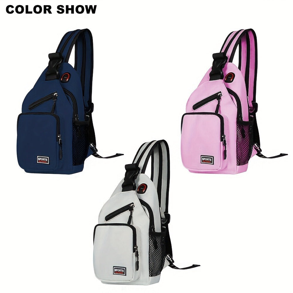 Trendy Oxford Crossbody Bag for Women - Features Adjustable Shoulder Straps, Zipper Closure, Sturdy Material, Casual Elegant Design, Ideal for Everyday Use And Travel