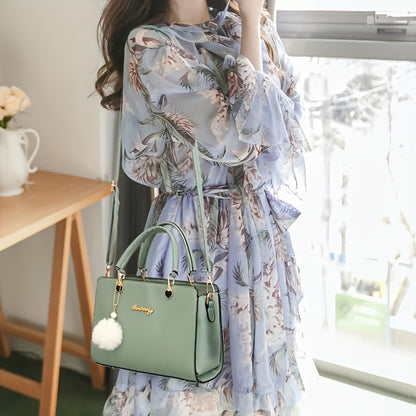 Small Fashion Purses and Handbags for Women Ladies Crossbody Bags Top Handle Satchel Shoulder Bags Totes with Pendant