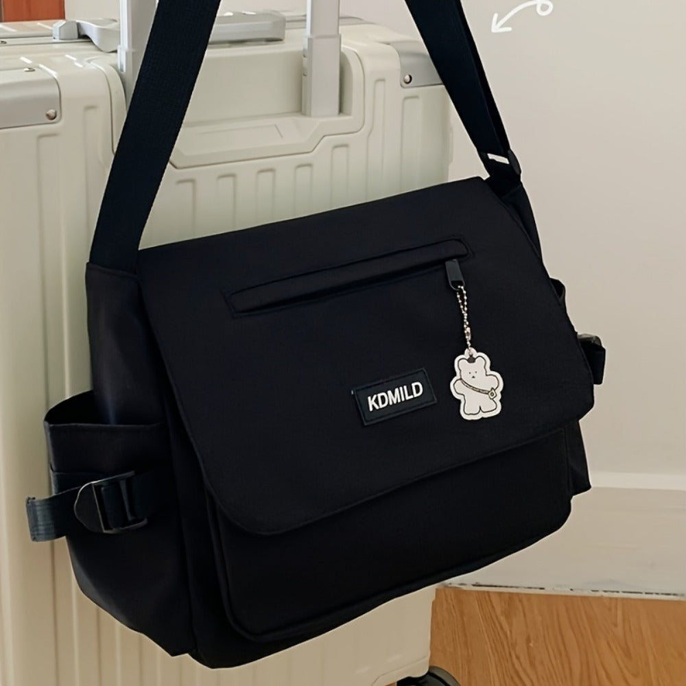 Men's Crossbody Bag – Polyester, Large Capacity, for Travel & Work | Bag Vero – detail view 13