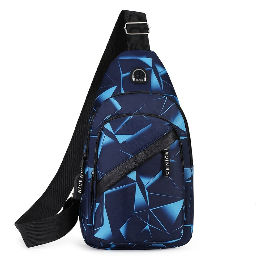 Couple Chest Bag, Men'S Casual Crossbody Bag, Trendy Sports Bag, Multifunctional Small Bag, Shoulder Bag, Unisex Version