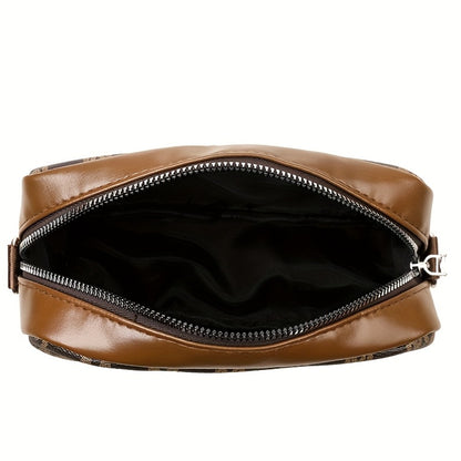 Elegant Ladies' Shoulder Bag with "M" Emblem | Adjustable Strap, Zipper Closure, Multi-Color Options, Ideal for Daily Use and Shopping