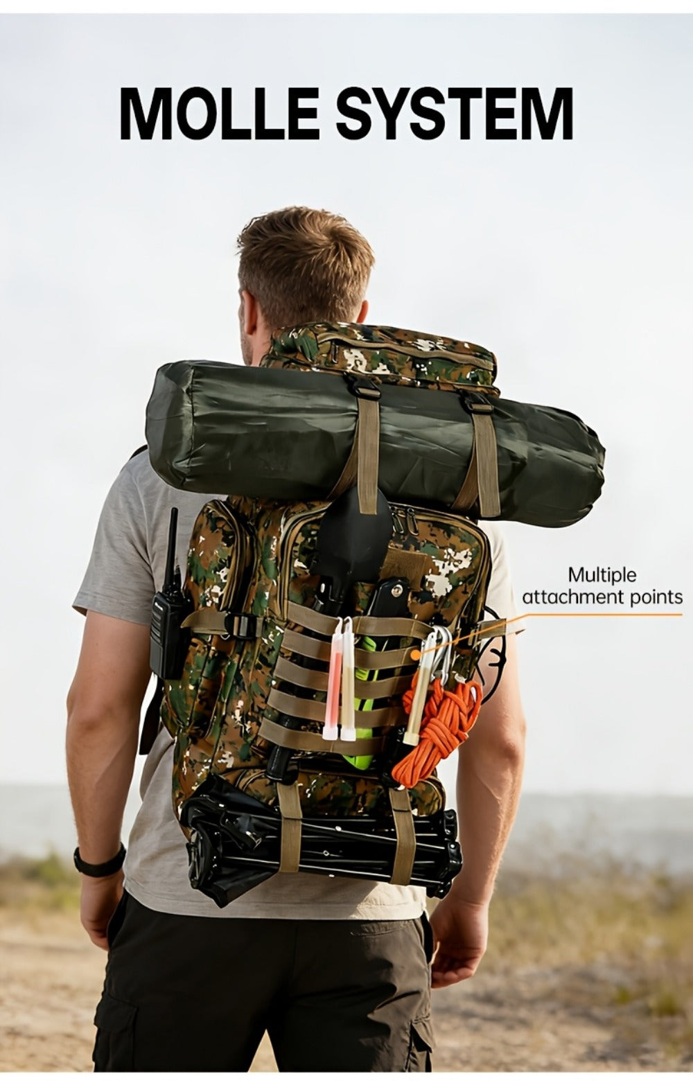 Travel Backpack – Lightweight, Adjustable Strap, for Travel | Bag Vero – detail view 21