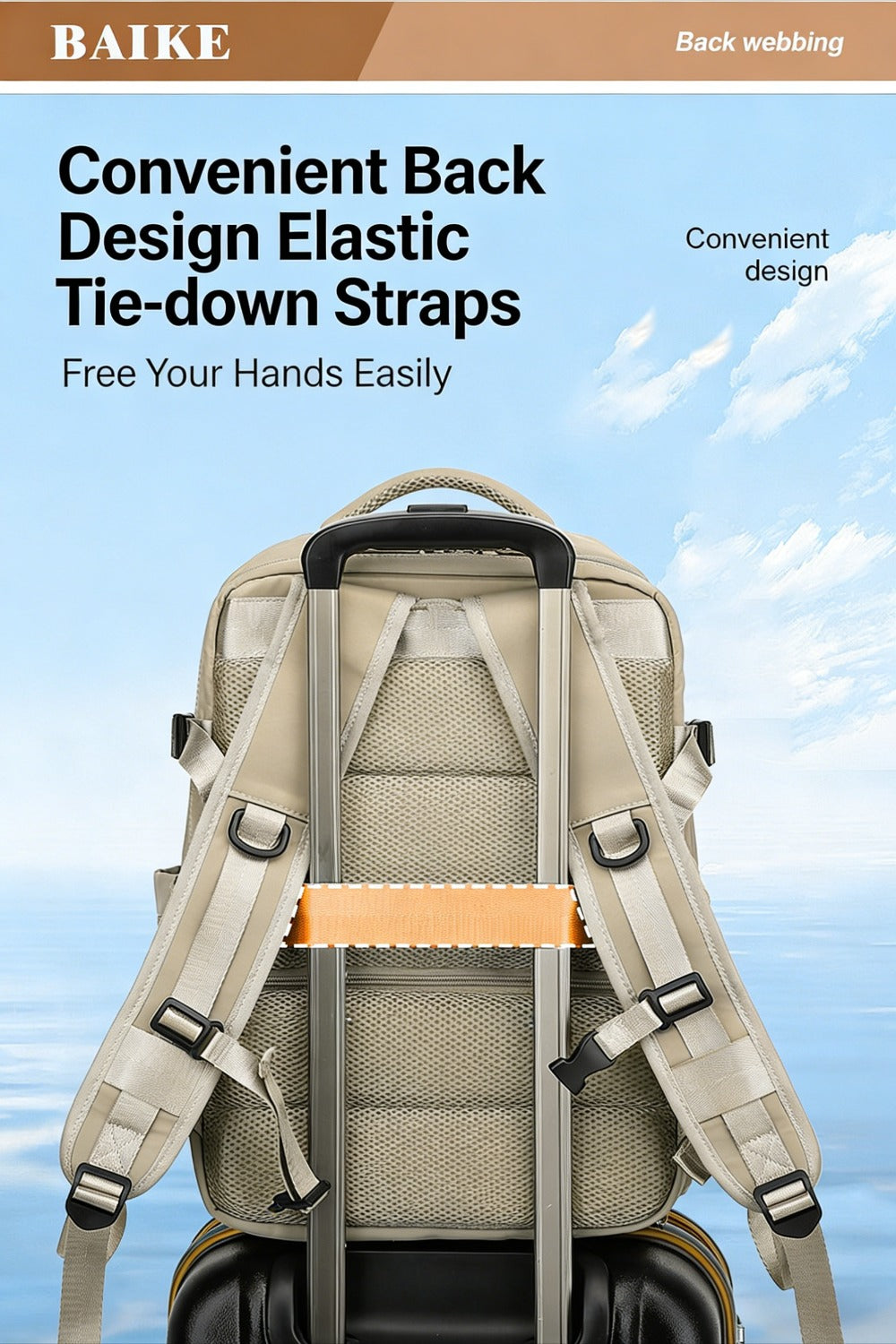 Vacuum Compression Backpack (with Air Pump) Travel Rucksack, Large Capacity and Durable for Business Trips, Hiking and Camping