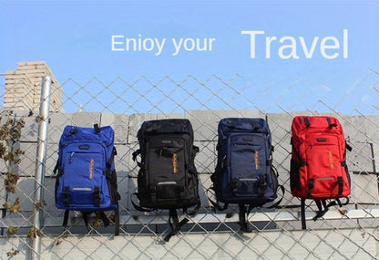 Large Capacity Oxford Cloth Hiking Backpack, Breathable and Hiking Bag, Suitable for Outdoor Sports and Long-distance Travel