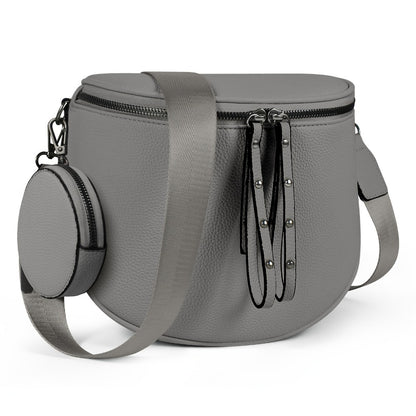 Crossbody Bag for Women – for Travel & Everyday Use, Detachable Strap Plaid Multi | Bag Vero – detail view 18