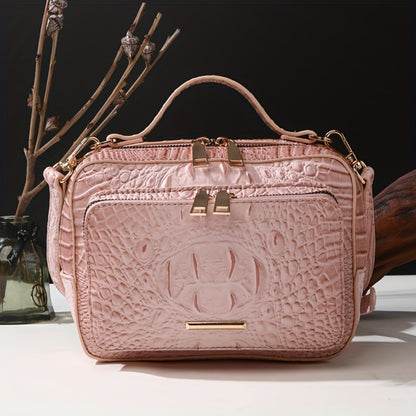 2025 New Ladies Top Handle Satchel Purses Shoulder Bags, Small Purses And Handbags for Women, Stylish Pattern Vegan Crossbody Bag for Women, Fashion Purse