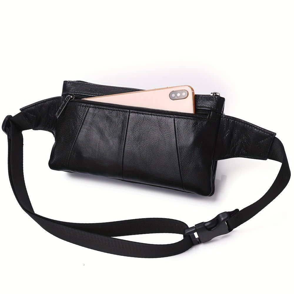 Waist Bag – Genuine Leather, Adjustable Strap, Lightweight, for Travel | Bag Vero – detail view 5