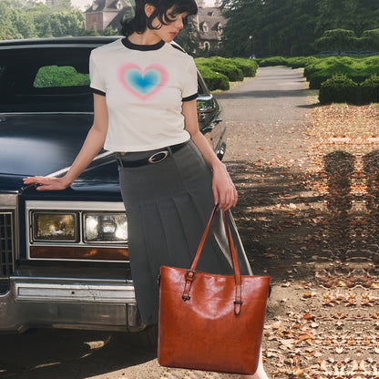 4pcs Retro Women'S Tote Bag, Elegant Pu- Crossbody Bag, Handbag, Shoulder Bag, Wallet, Suitable for Shopping And Dating