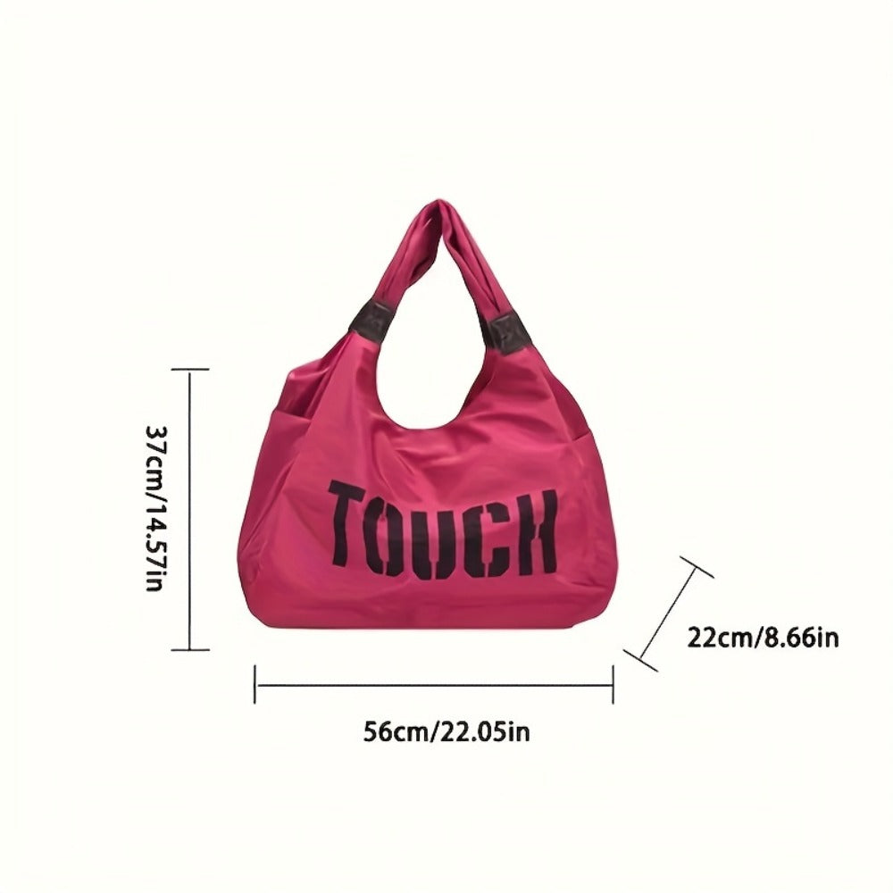 High Quality Large Capacity Tote Bag - Oxford Cloth Handbag with Zipper Closure, Casual Travel & Bag Suitable for (Grey,,,,)