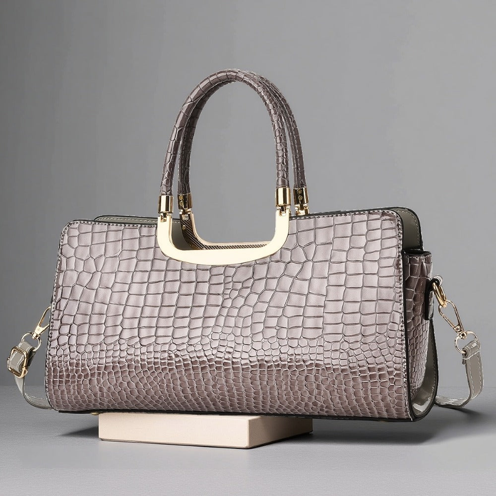 Crossbody Bag for Women – Polyester, Croc Print Glossy Evening Way | Bag Vero – detail view 28