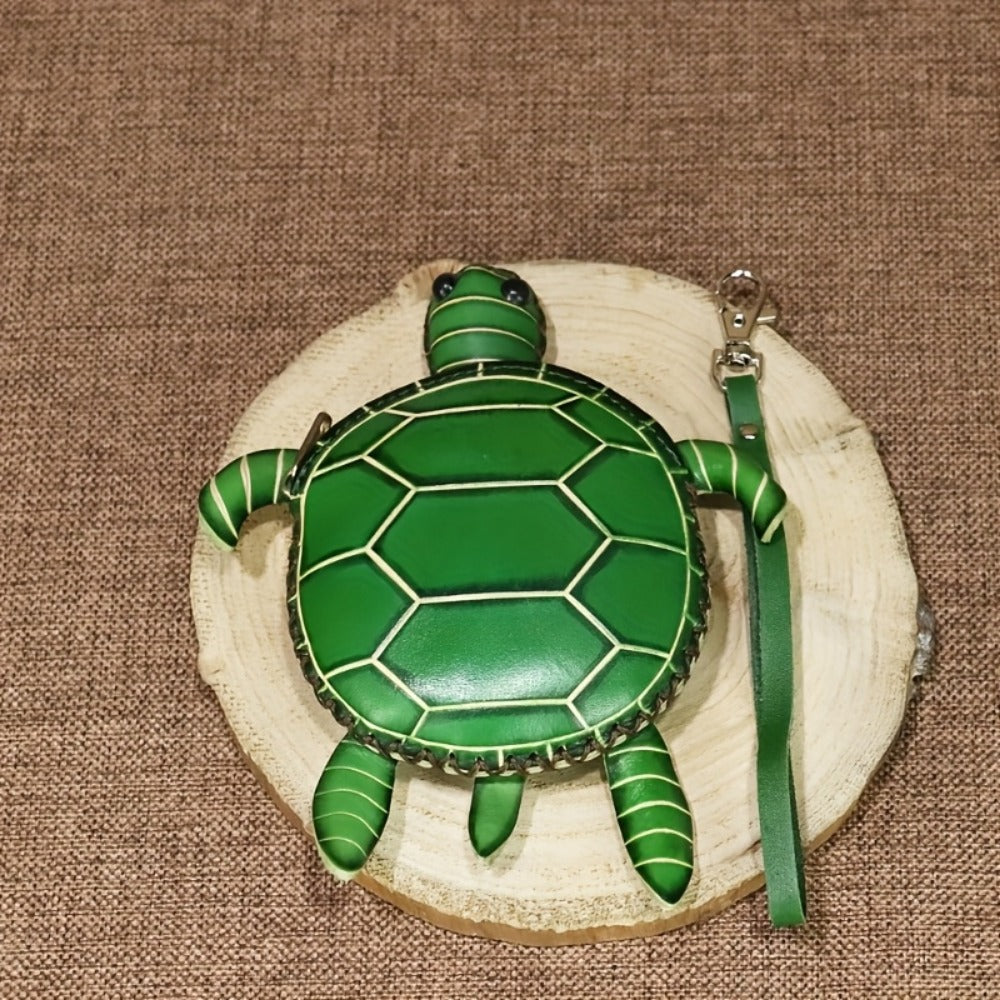 Women's Wallet – Handcrafted Retro Turtle Coin In | Bag Vero – detail view 9
