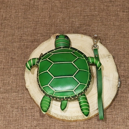 Women's Wallet – Handcrafted Retro Turtle Coin In | Bag Vero – detail view 9