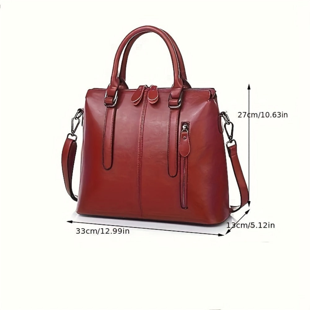 Crossbody Bag for Women – Genuine Leather, for Travel & Work | Bag Vero – detail view 5