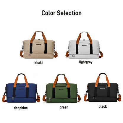 Travel Duffel Bag with Luggage Handle Strap, Multi-Purpose Gym Workout Bag for Men Women, Portable Weekender Bag for Business Trip
