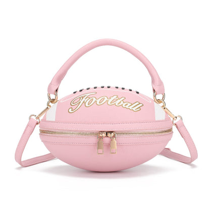 Fashion American Football Style Crossbody Bag for Women Shoulder Bags Rugby Style Purses Designer Ball Novelty Handbags