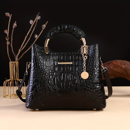 Crossbody Bag for Women – Crocodile Print Luxury Vintage Removable | Bag Vero – detail view 27