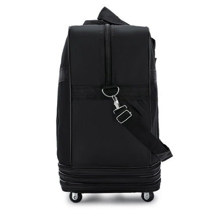 Large Expandable Wheeled Duffle Bag Foldable Rolling Travel Suitcase 32" 42"