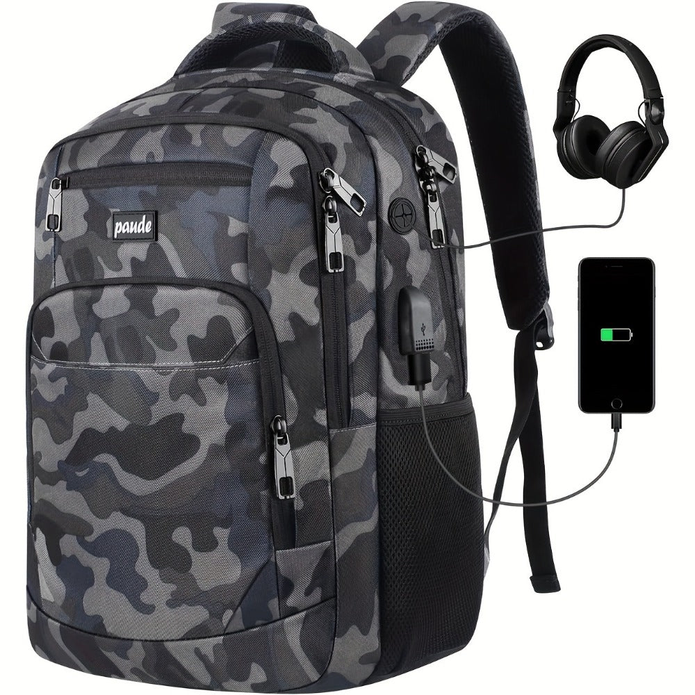 Laptop Backpack – 9 Colors, 15.6 Inch, USB Charging, for Travel & School | Bag Vero – detail view 14