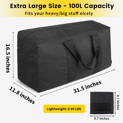 Carry On Luggage – 100L, Foldable, for Travel | Bag Vero – detail view 2