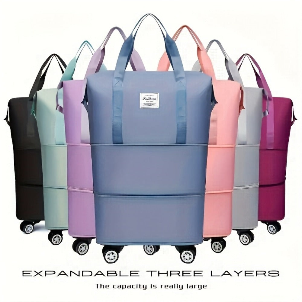 Gym Duffel Bag – Expandable, Spinner Wheels, for Travel | Bag Vero – detail view 14