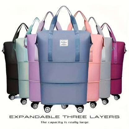 Gym Duffel Bag – Expandable, Spinner Wheels, for Travel | Bag Vero – detail view 14