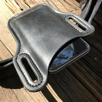Waist Bag – 7 Inch, Cowhide Leather Phone Waist Belt | Bag Vero – detail view 15