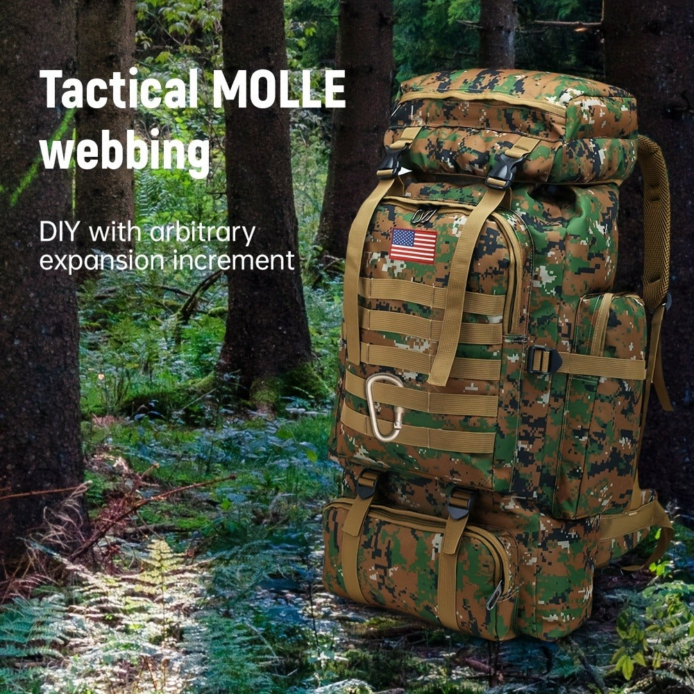1pc High Quality Outdoor Backpack for Camping and Hiking Travel Backpack Mens Backpacks -Great Gift Idea