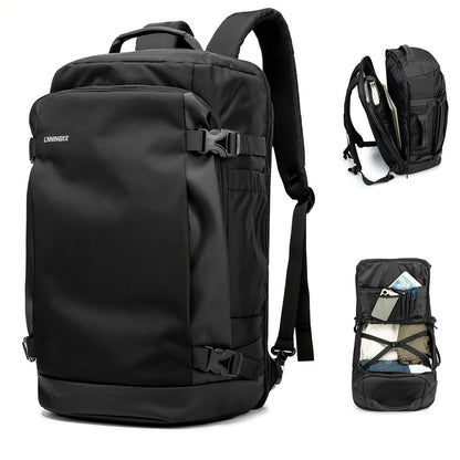 Air Travel Backpack, Sturdy 10.57gal TSA Approved Carry-On Luggage, Business Rucksack, Weekend Daypack, Accommodates 17.3 Inch Laptop