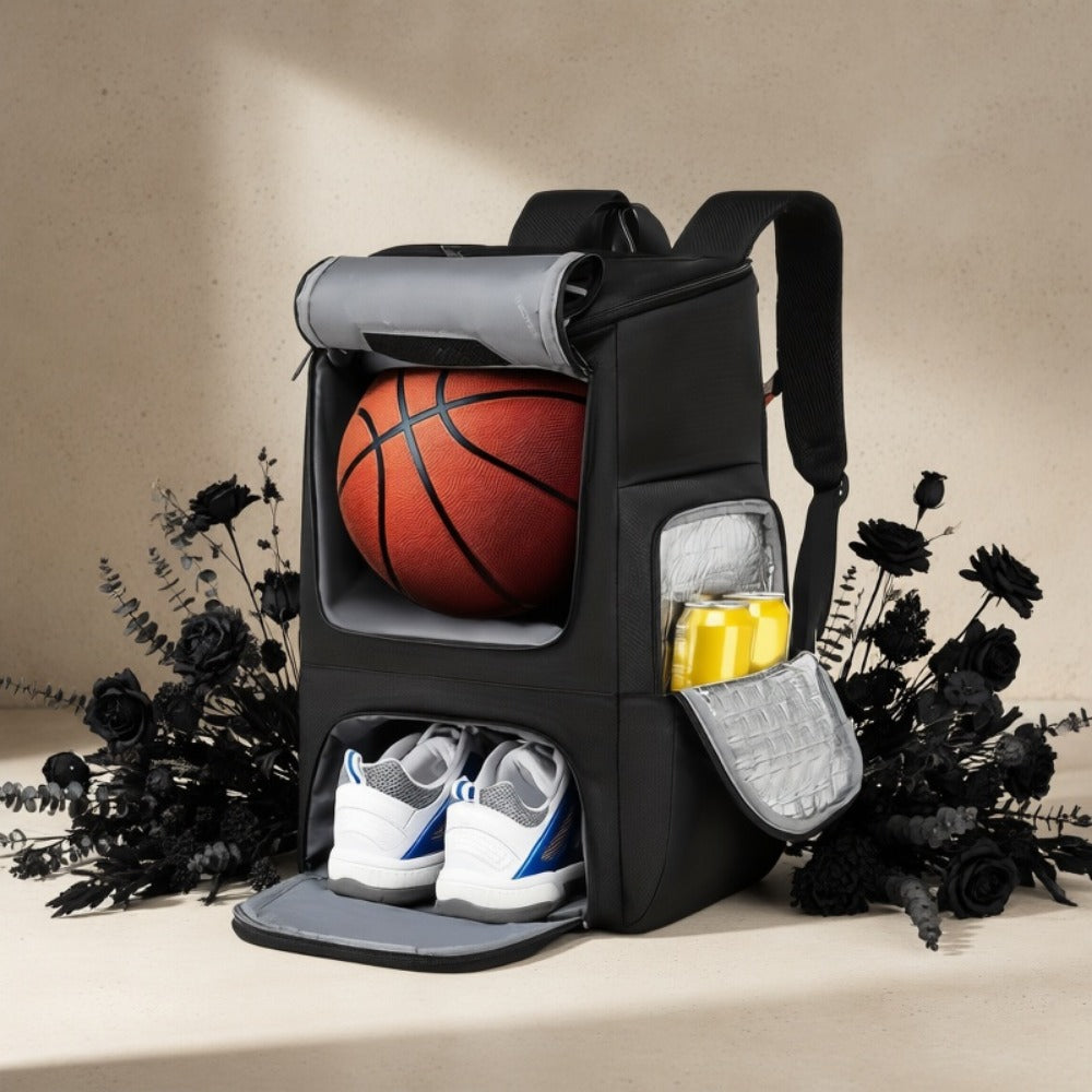 Travel Backpack – Large Capacity, Youth Basketball Shoe Compartment Multifunctional | Bag Vero – detail view 9