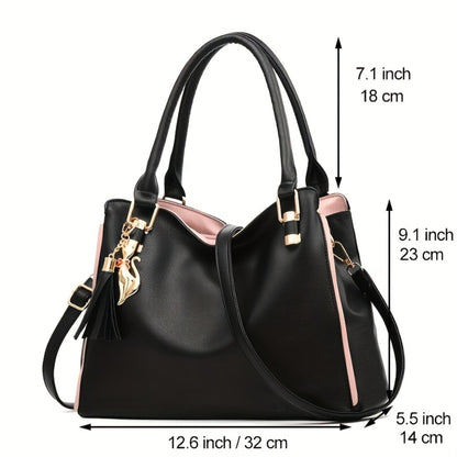 Elegant Women'S Fashion Tote Bags Stylish Satchel Handbag Ladies Shoulder Crossbody Purses