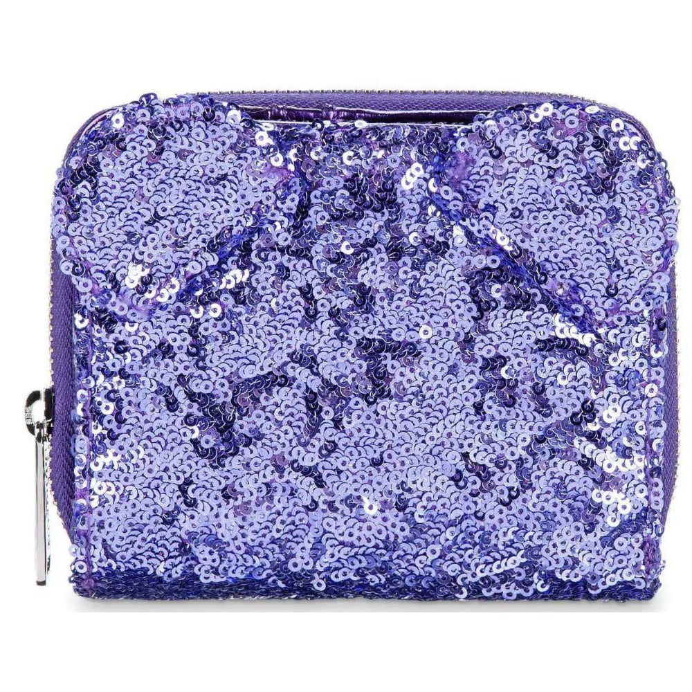 Disney Loungefly Minnie Purple Sequined Bifold Wallet, 1-Piece