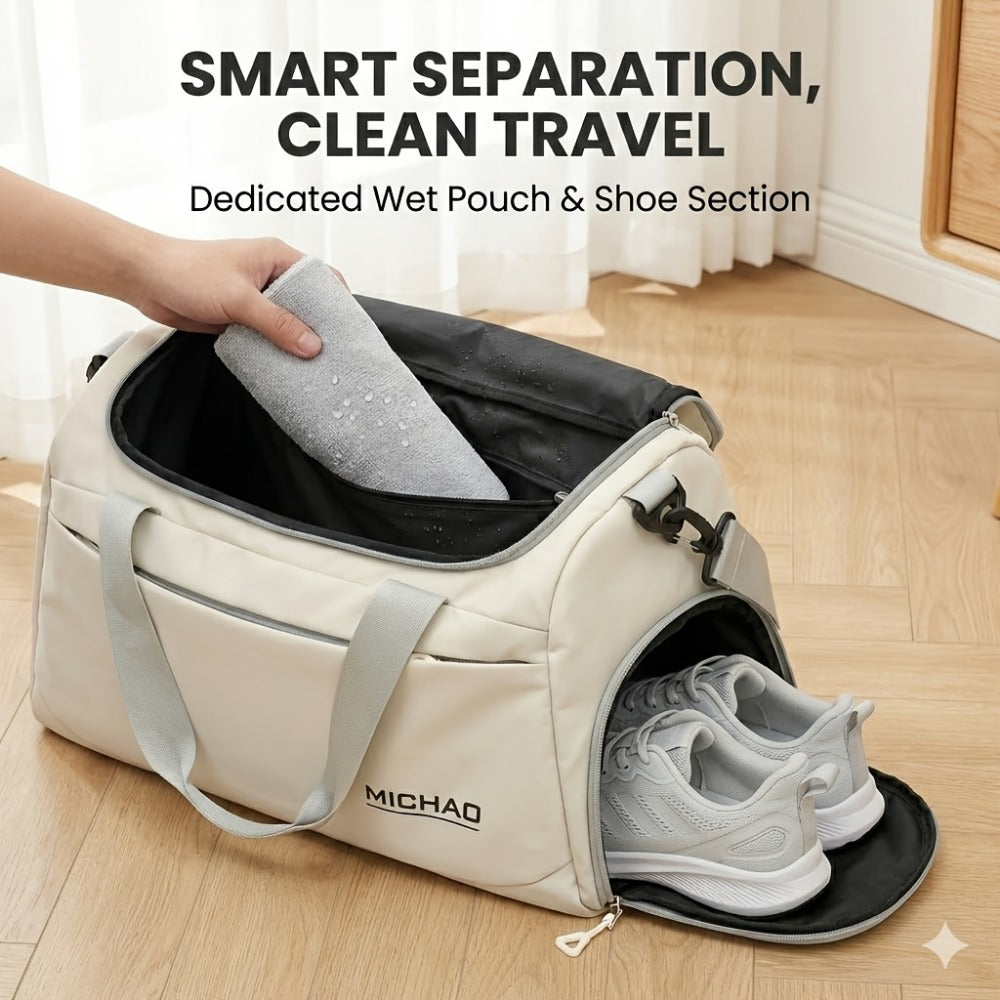 Gym Duffel Bag – Convertible, for Travel | Bag Vero – detail view 4