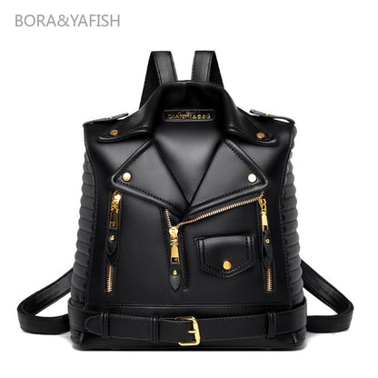 Cross-Border Backpack 2026 New Women'S Bag European And Soft Textured Jacket Backpack Fashionable Versatile Backpack