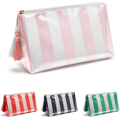 Makeup Bags for Purse, Small Coated Bags for Women, Travel Organizer Zipper Pouch Beach Vacation Essentials