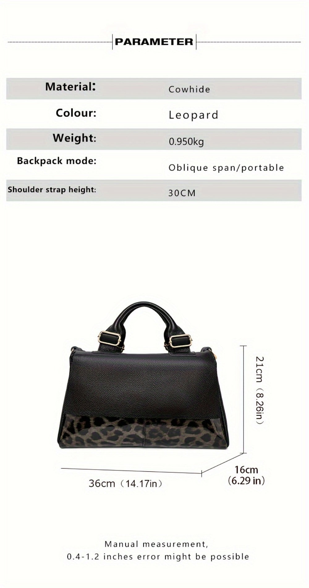 Crossbody Bag for Women – Genuine Leather, Genuine Leather Boston Top Handle | Bag Vero – detail view 18