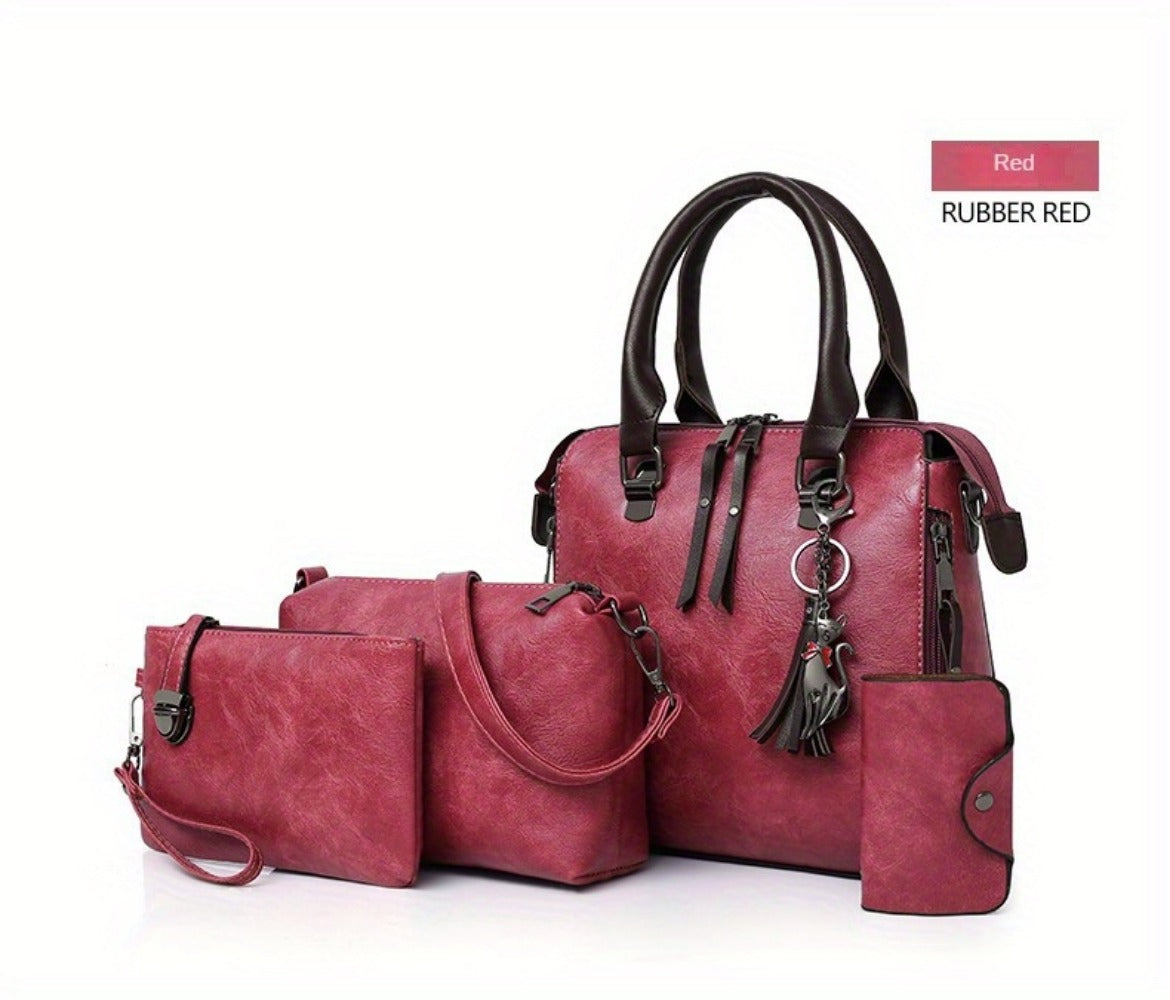 Shoulder Bag for Women – 4-Piece, Large Capacity, Adjustable Strap, for Everyday Use | Bag Vero – detail view 17