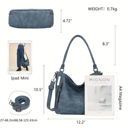 Crossbody Bag for Women – PU Leather, Adjustable Strap, for Travel & Work | Bag Vero – detail view 5