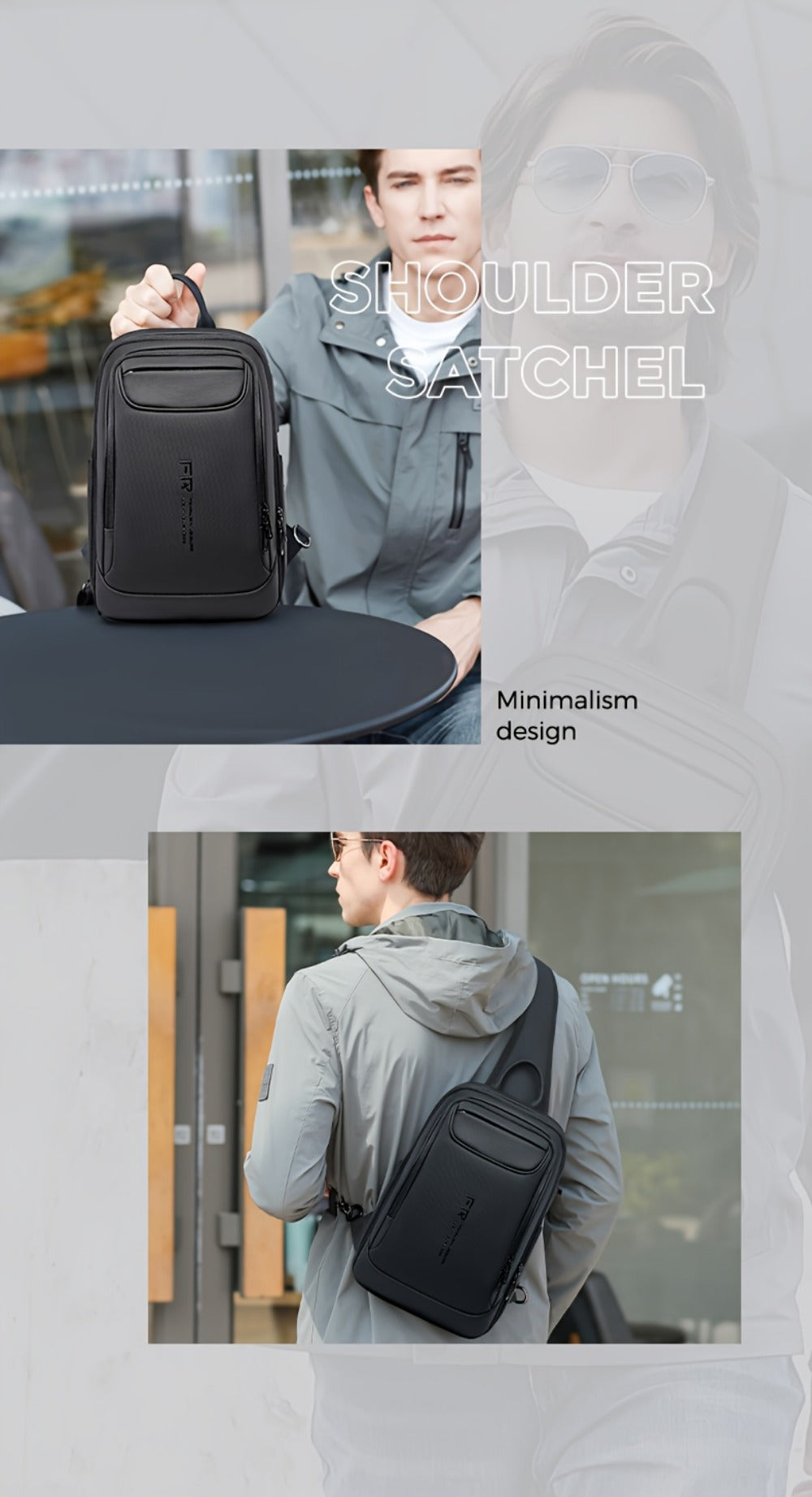 Sling Bag – 9.7 Inch, Compact, for Travel | Bag Vero – detail view 14