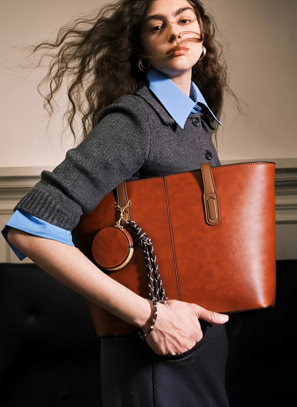 Crossbody Bag for Women – Polyester, Large Capacity, for Travel & Work | Bag Vero – detail view 25
