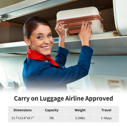 20/24/28 Inch Carry On Luggage, Airline Approved Hard Shell Carry On Suitcase with Wheels, TSA Approved Lock, Lightweight Hard Case Travel Luggage