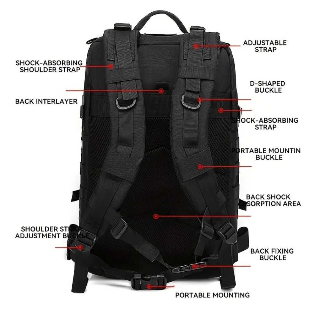 Backpack for Women – 45L, Large Capacity, for Travel | Bag Vero – detail view 9