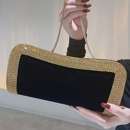 Women's Wallet – Rhinestone Clutch Kiss Lock Closure | Bag Vero – detail view 5