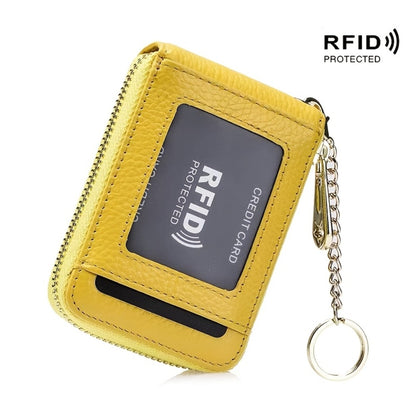 High-Quality Wallet with RFID Protection - Features a Secure Zip-Around Design And Several Compartments for Convenient Organization - Trendy Casual Style Suitable for Daily Use
