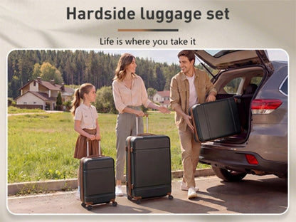 Luggage with Spinner Wheels, ABS Hardshell Suitcase, 20 Inch Carry On, 24 Inch Medium & 28 Inch Checked Suitcase Or 3pcs Luggage Set (20/24/28)