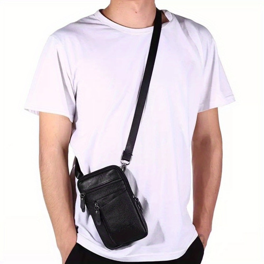 Men's Crossbody Bag – Adjustable Strap, for Travel & Everyday Use | Bag Vero – detail view 7