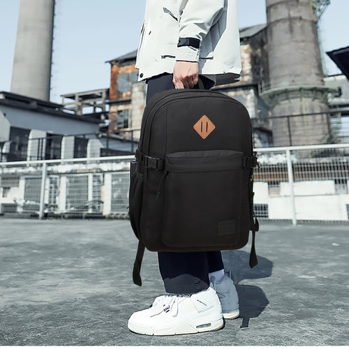 Lightweight Casual Backpack for Men And Women, Large Backpack for School Boys And Girls, Laptop Compartment(Black)