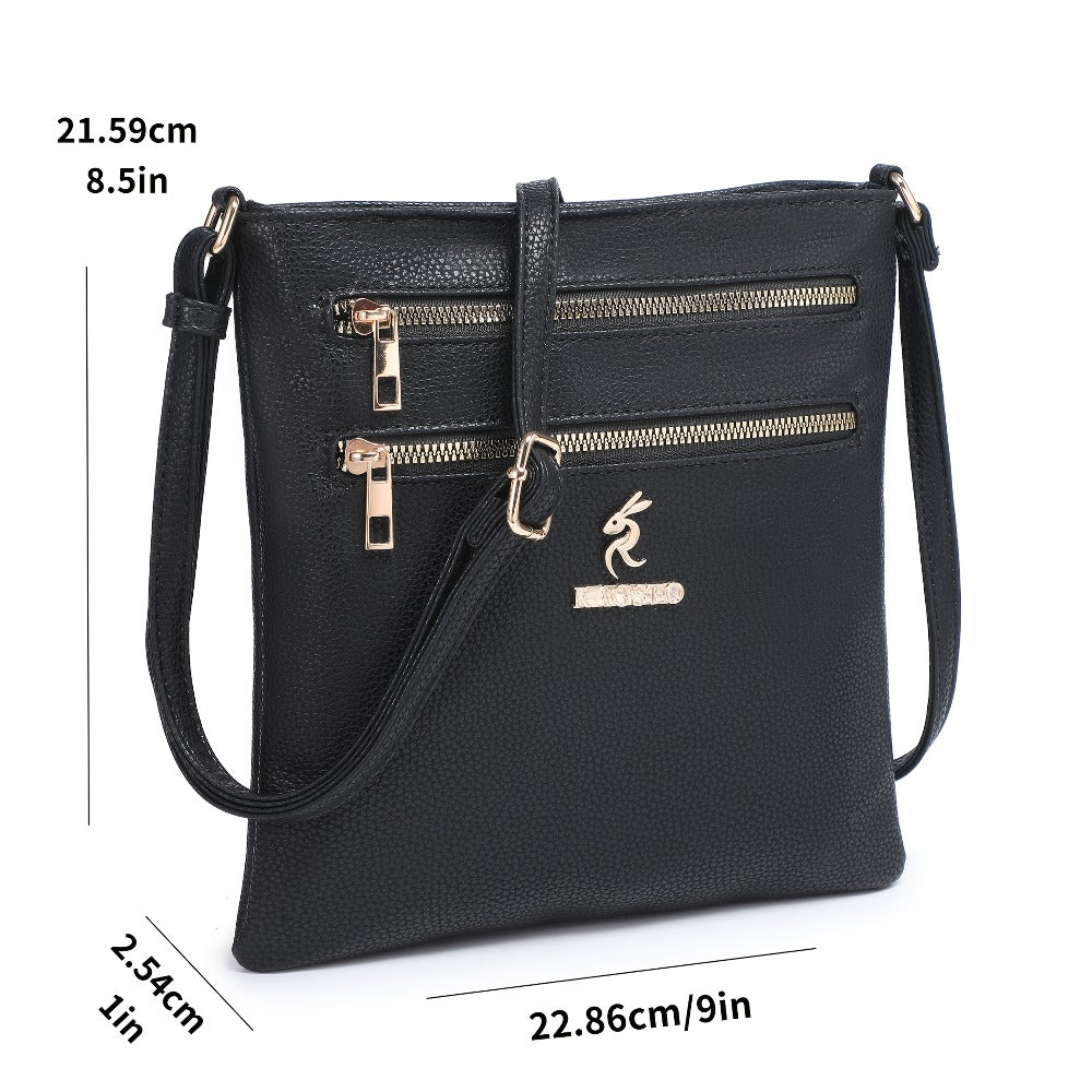 RAGSTO Valentine'S Day Party Series Women'S Crossbody Bag Shoulder Bag Multi Pocket Zipper Wallet With Adjustable Shoulder Strap, Suitable For Shopping, Work, Travel Or Vacation